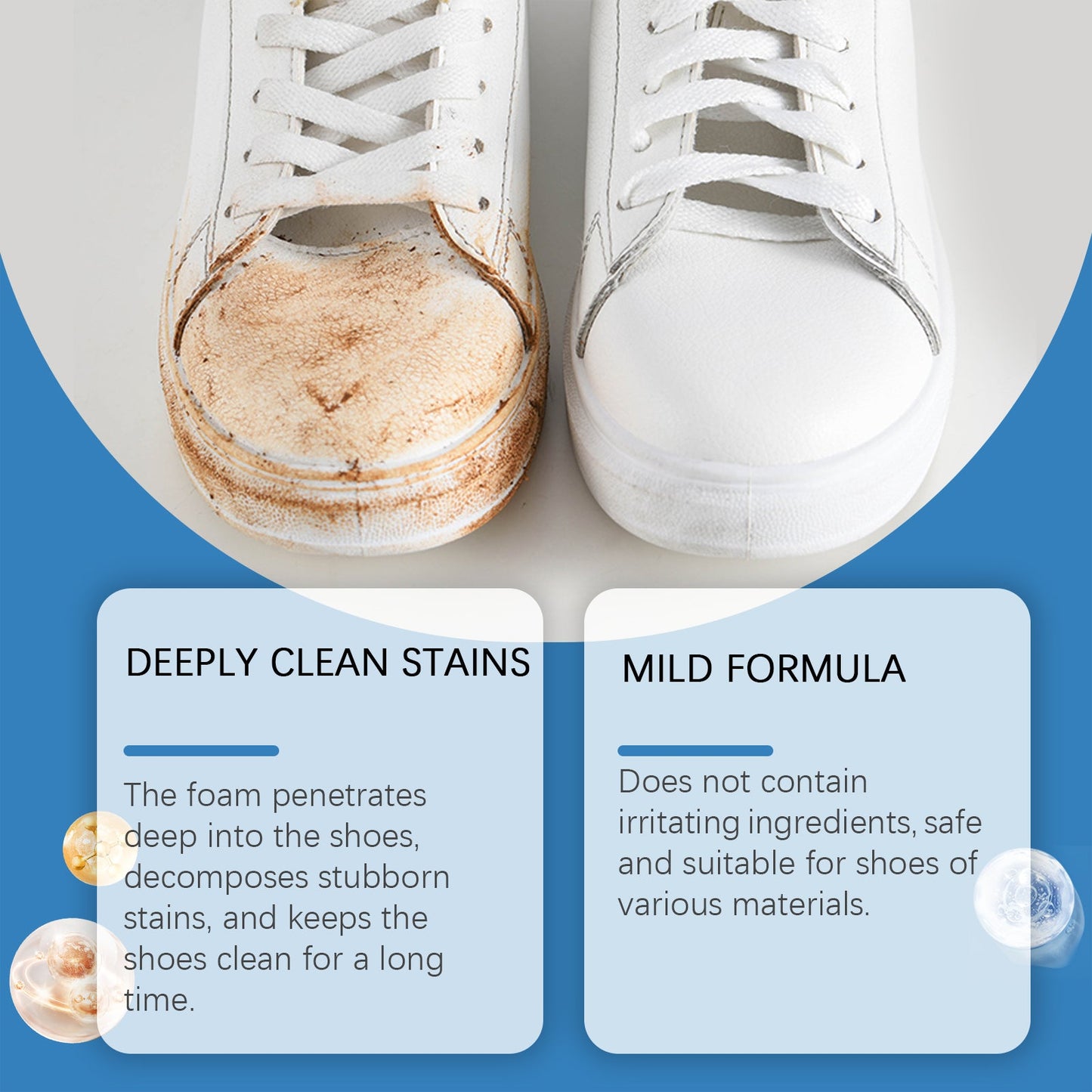Sneaker Cleaner Kit Foam Cleaning Decontamination Multi-Functional Sneaker Cleaning Household Items